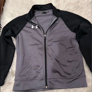 Youth large under armor zipper jacket